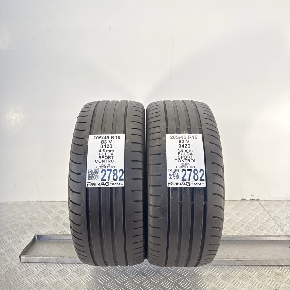 Gomme Usate 205 45 R16 83V Fulda Sport Control Estive