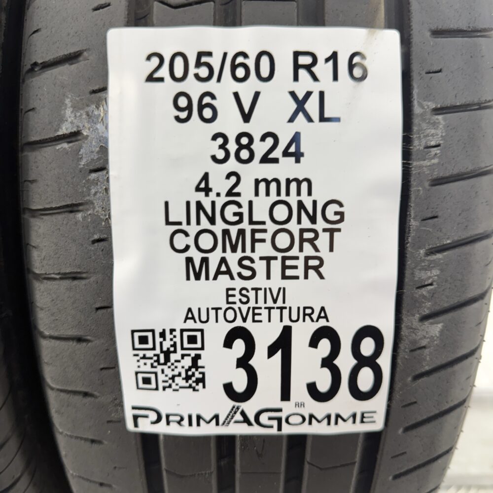 Gomme Usate 205 60 R16 XL 96V Linglong Comfort Master Estive - immagine 3