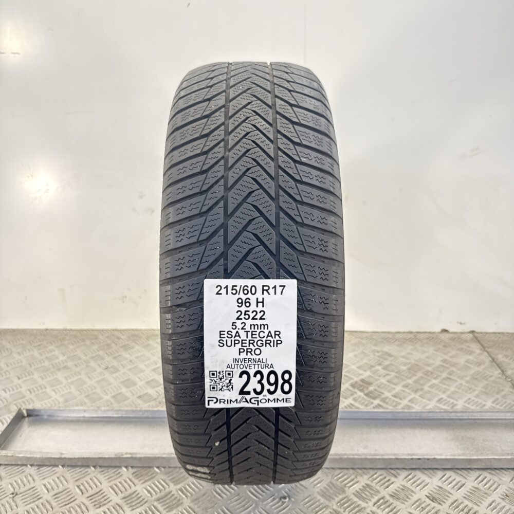 Gomma Usata 215 60 R17 96H Esa Tecar Supergrip Pro Invernale