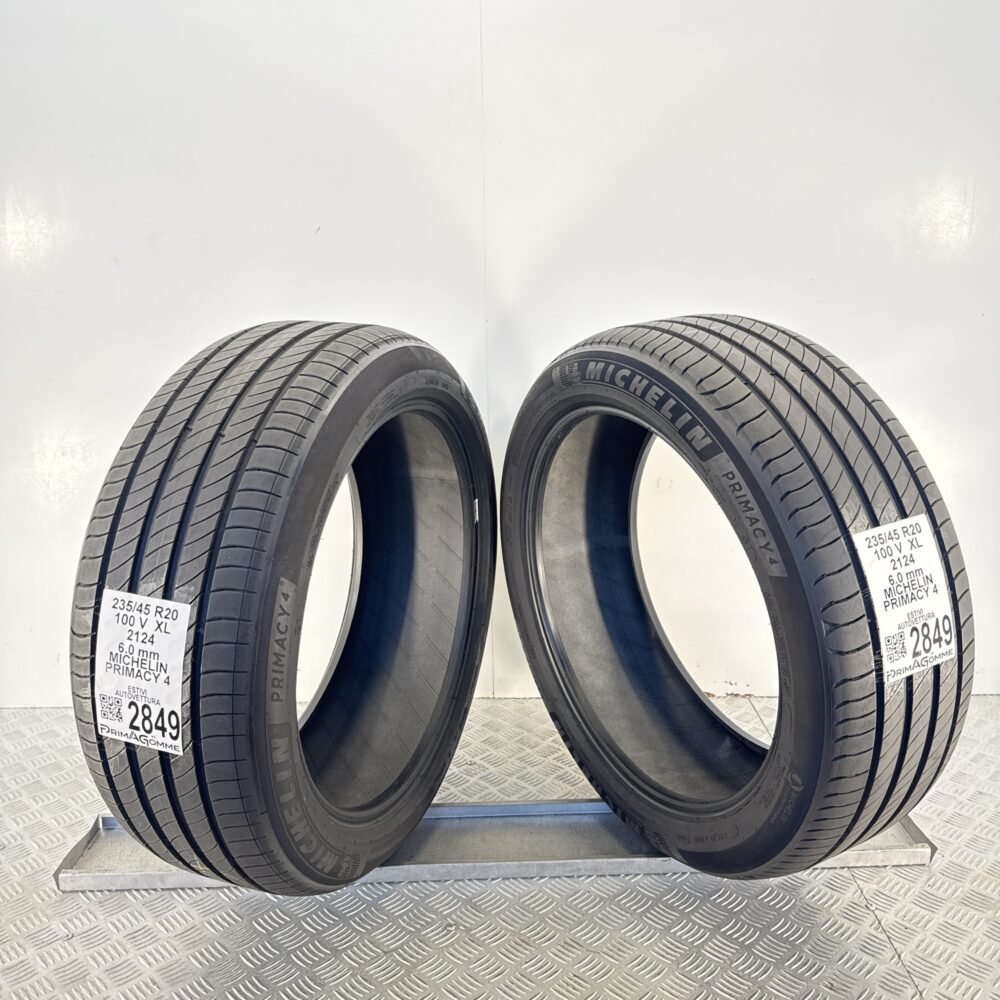 Gomme Usate 235 45 R20 XL 100V MICHELIN Primacy 4 86% Estive - immagine 6