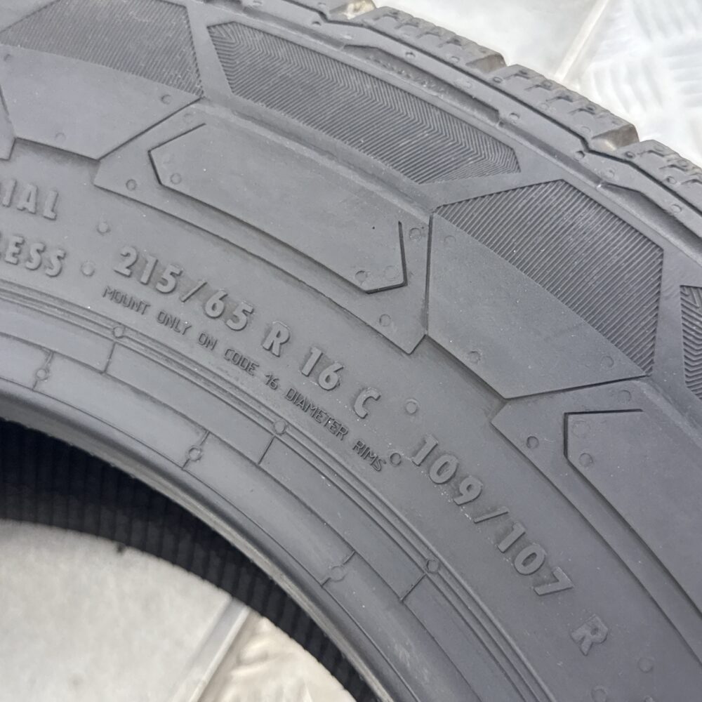 Gomma Usata 215 65 R16C 109/107R Continental VanContact Winter 95% Invernale - immagine 8