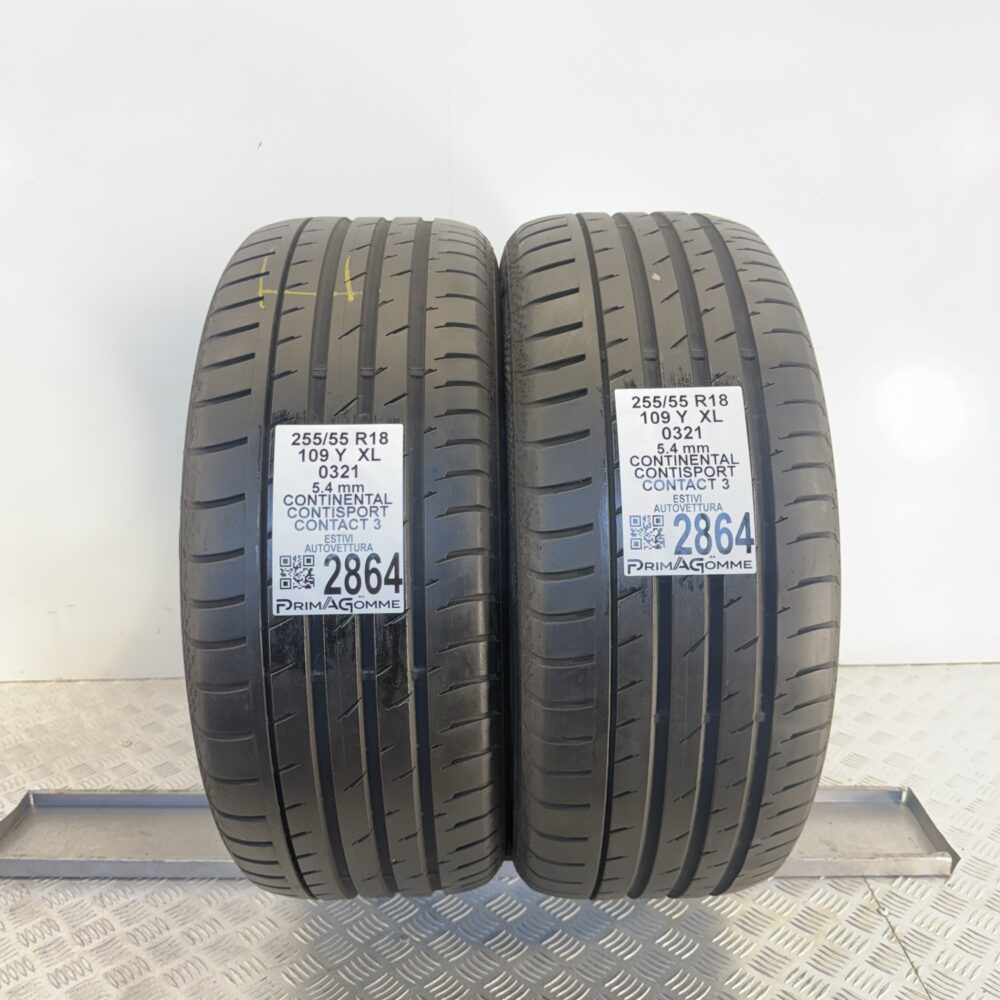 Gomme Usate 255 55 R18 XL 109Y Continental ContiSportContact 3 77% Estive