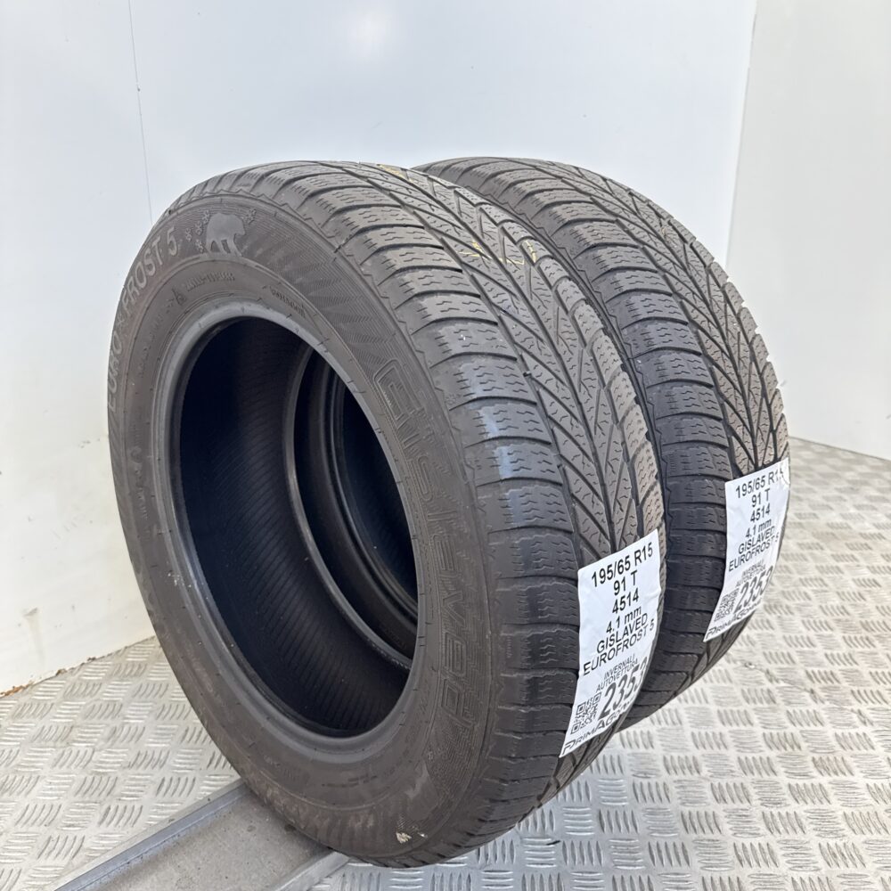 Gomme Usate 195 65 R15 91T Gislaved Eurofrost 5 Invernali - immagine 9