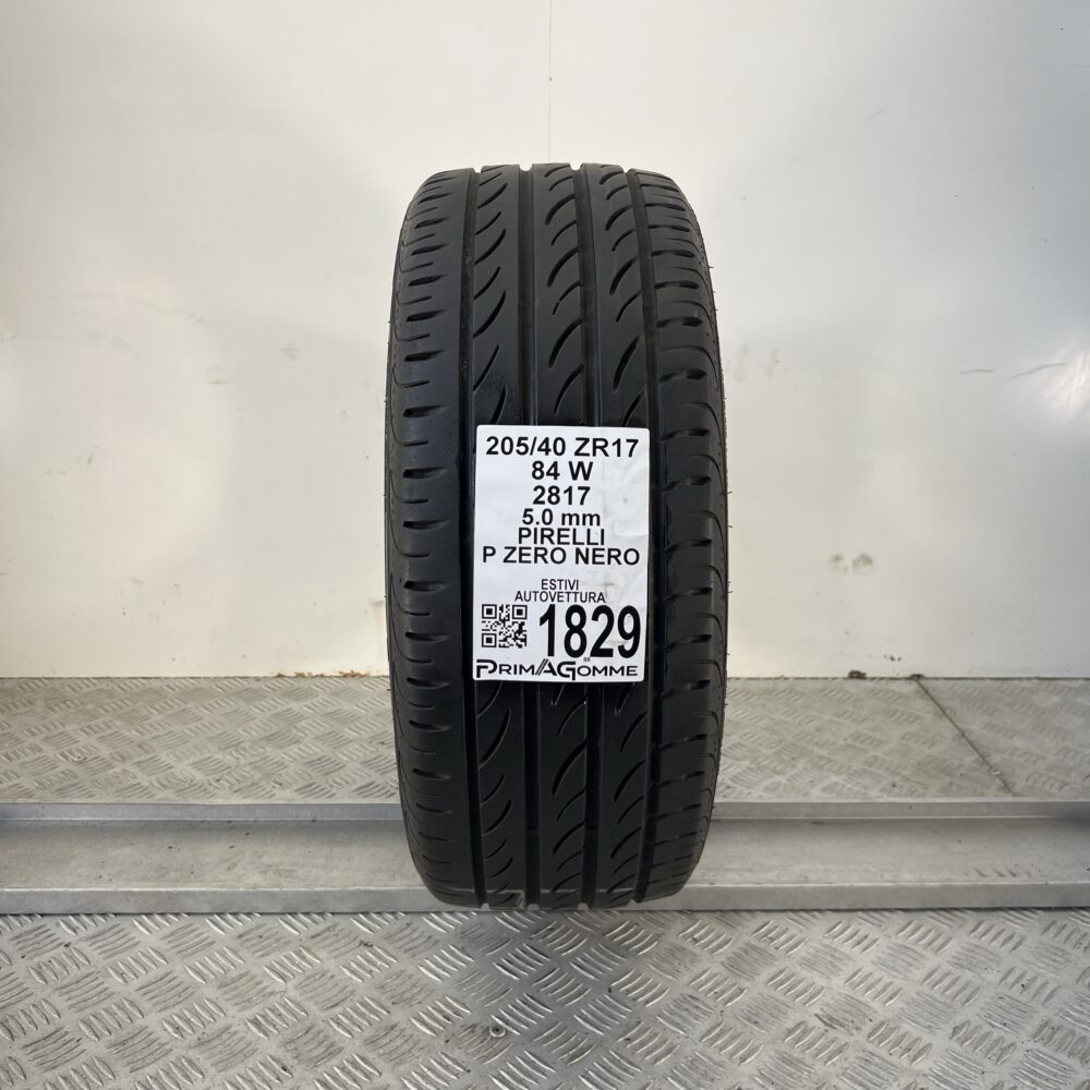 Pneumatico Usato 205 40 ZR17 84W PIRELLI P Zero Nero 71% Estivo - immagine 4
