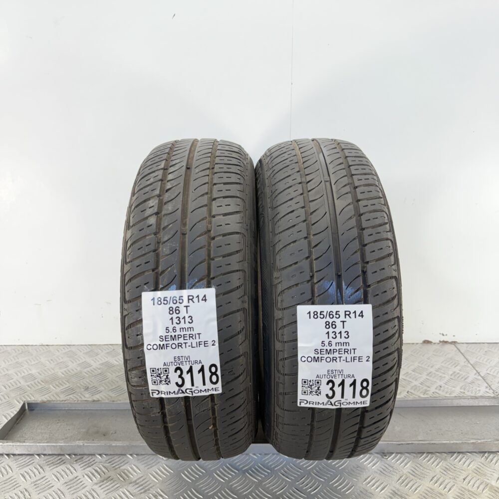 Gomme Usate 185 65 R14 86T Semperit Comfort-Life 2 80% Estive