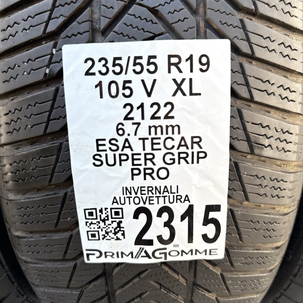 Gomme Usate 235 55 R19 XL 105V Esa Tecar Super Grip Pro 84% Invernali - immagine 3