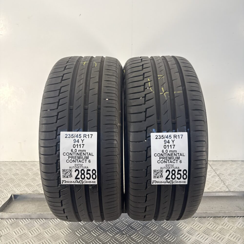 Gomme Usate 235 45 R17 94Y Continental Premium Contact 6 86% Estive