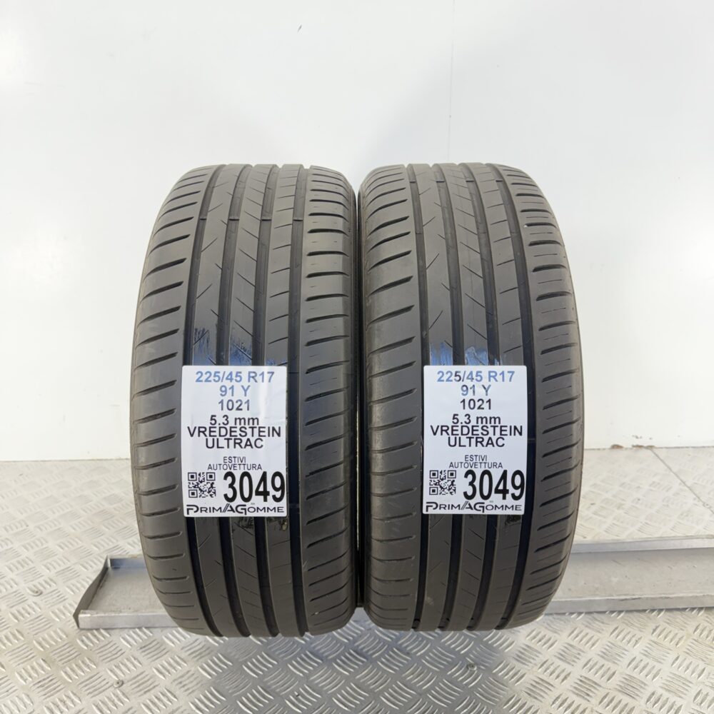 Gomme Usate 225 45 R17 91Y Vredestein Ultrac 76% Estive - immagine 8