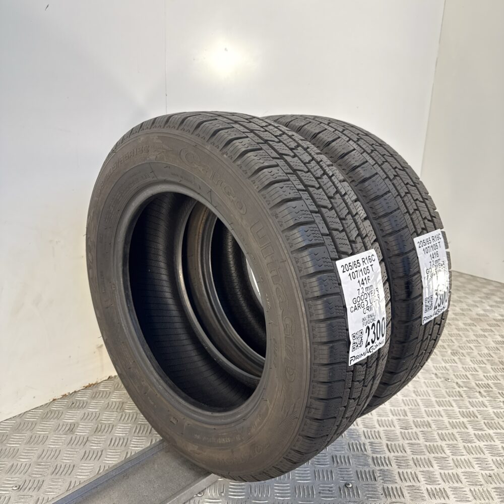 Gomme Usate 205 65 R16C 107/105T Goodyear Cargo Ultra Grip 80% Invernali - immagine 9