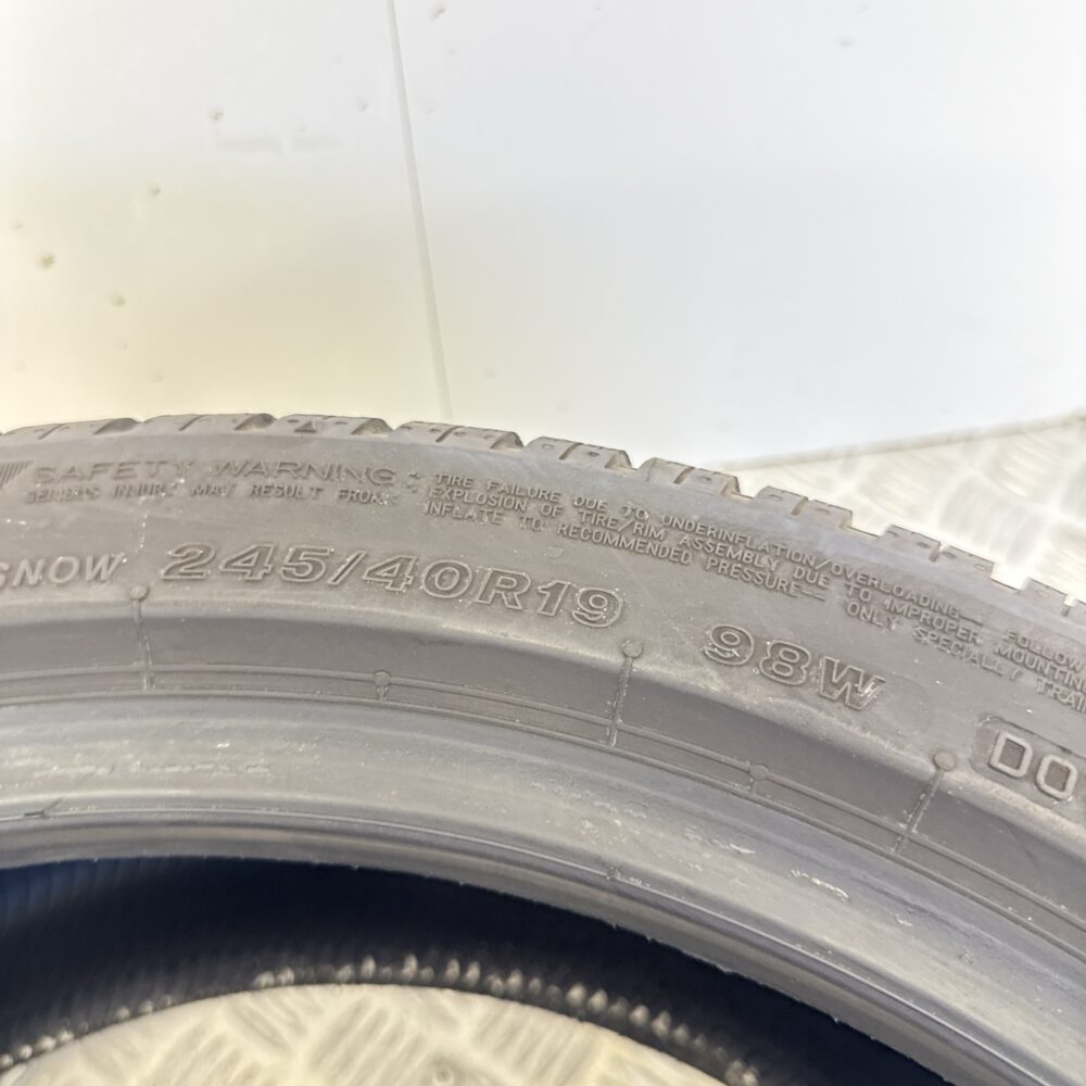 Gomme Usate 245 40 R19 XL 98W Bridgestone Blizzak 6 Invernali - immagine 14