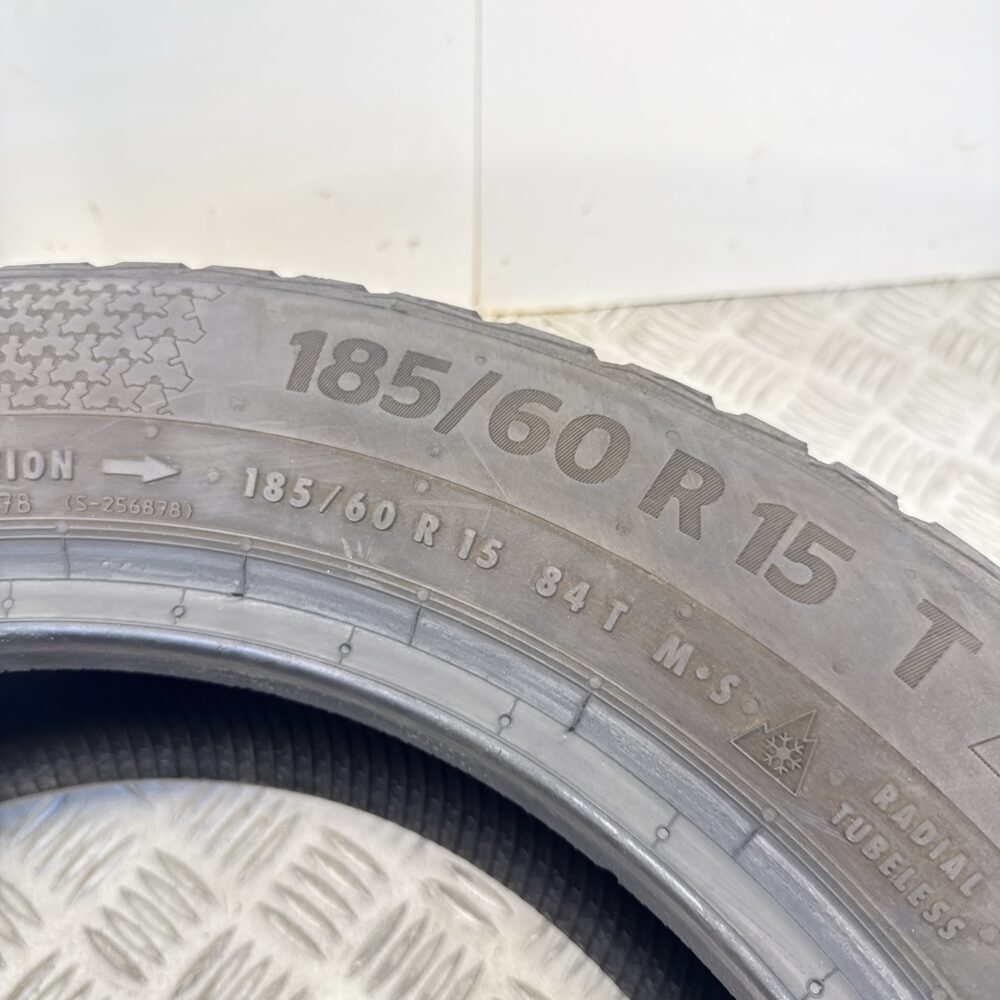 Gomma Usata 185 60 R15 84T Continental Winter Contact TS870 90% Invernale - immagine 7