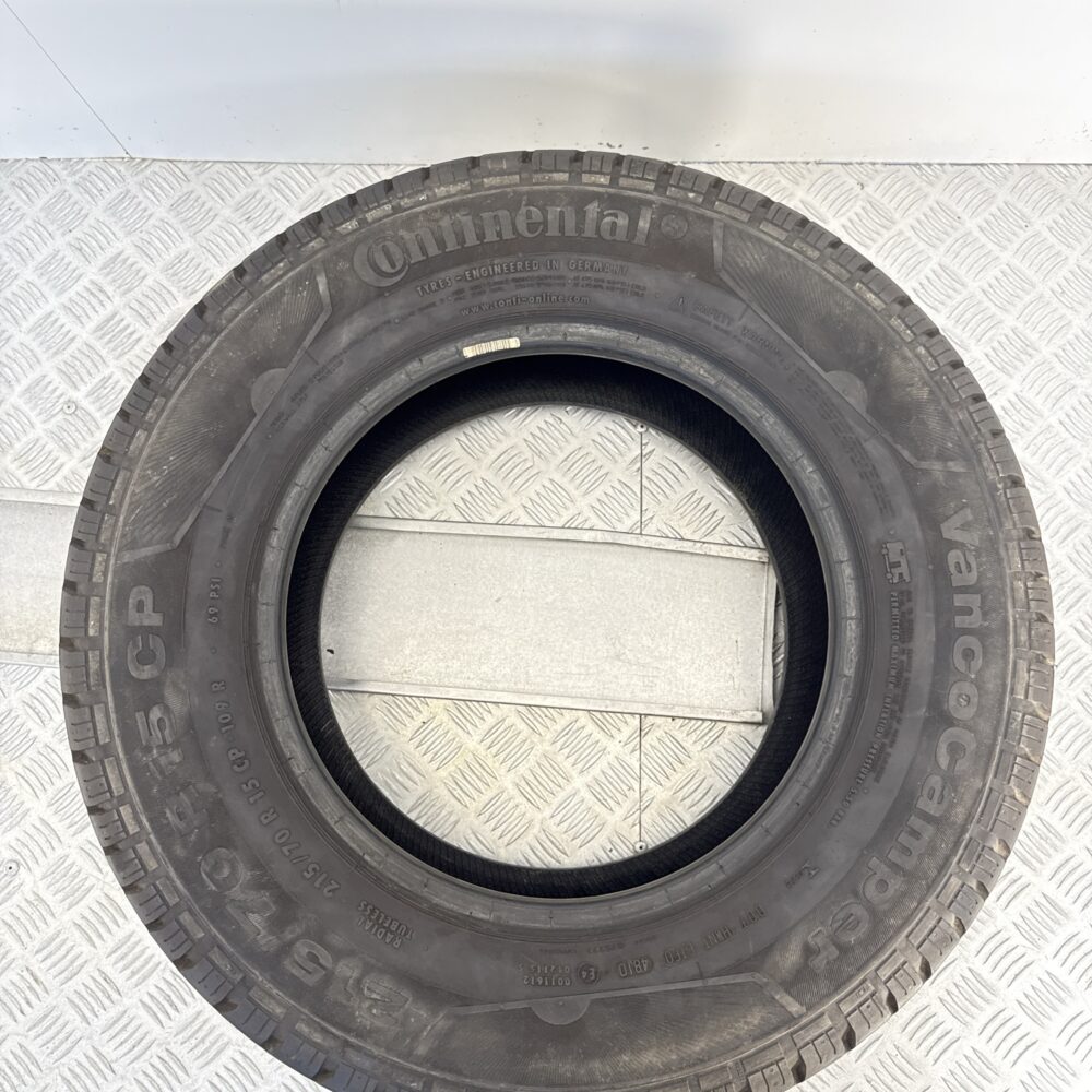 Gomma Usata 215 70 R15C 109R Continental Vanco Camper 74% Estivo - immagine 6