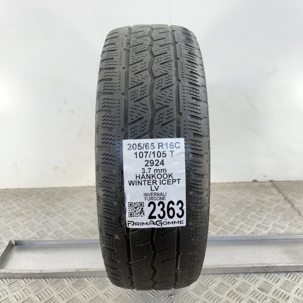 Gomma Usata 205 65 R16C 107/105T Hankook Winter Icept LV Invernale