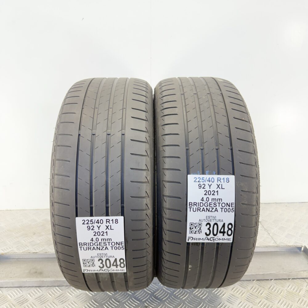 Gomme Usate 225 40 R18 XL 92Y Bridgestone Turanza T005 Estive - immagine 12