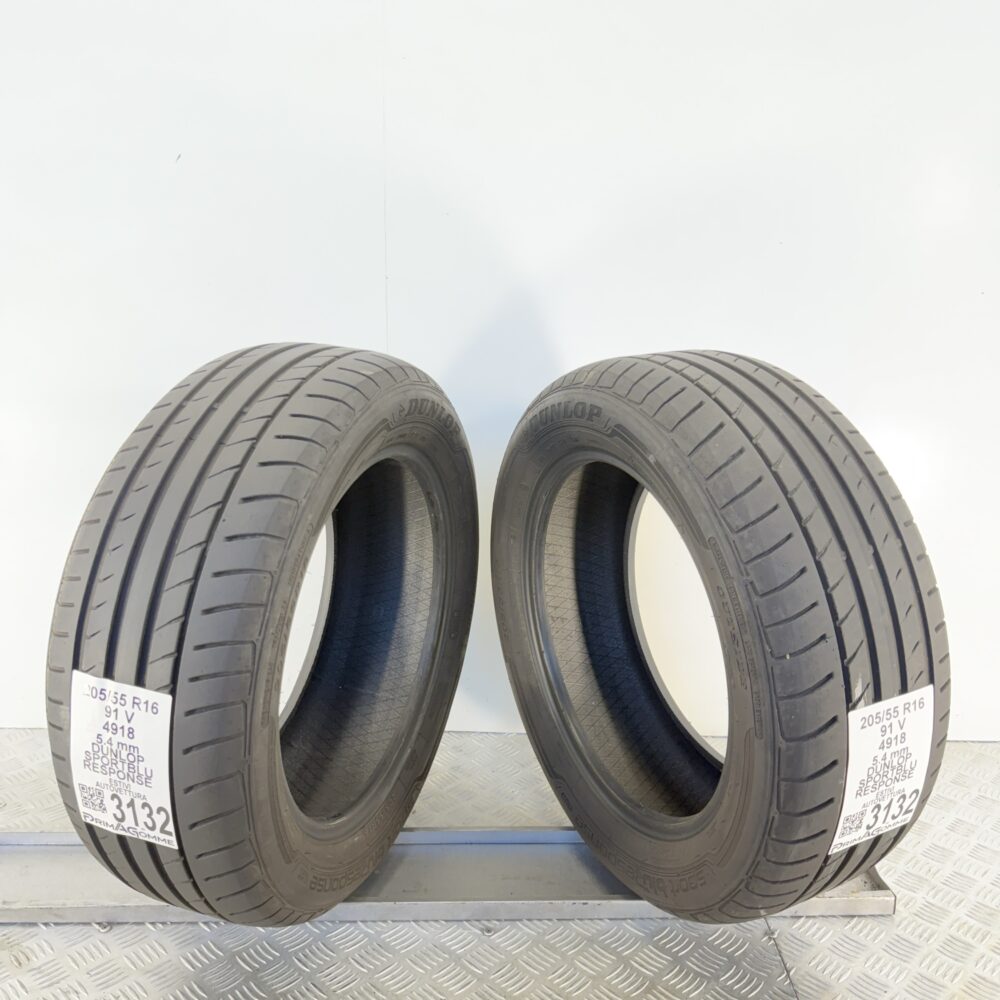 Gomme Usate 205 55 R16 91V Dunlop SportBlu Response 77% Estive - immagine 6