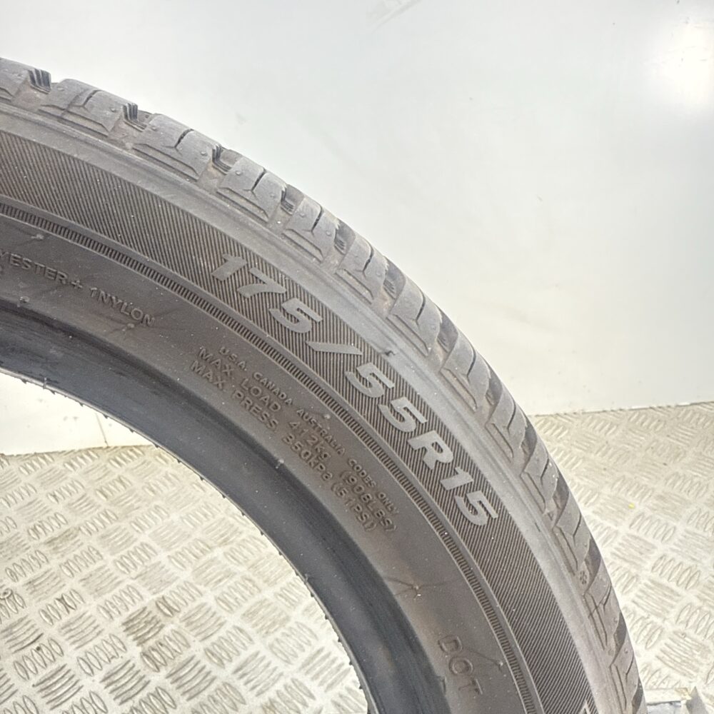 Gomma Usata 175 55 R15 77T Hankook Kinergy 4S 94% 4 Stagioni - immagine 8