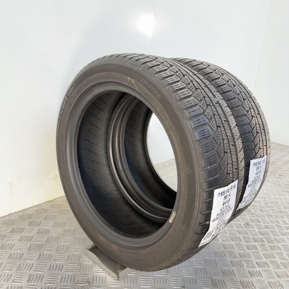 Gomme Usate 195 50 R16 88H Hankook Winter Icept Evo 2 Invernali - immagine 5