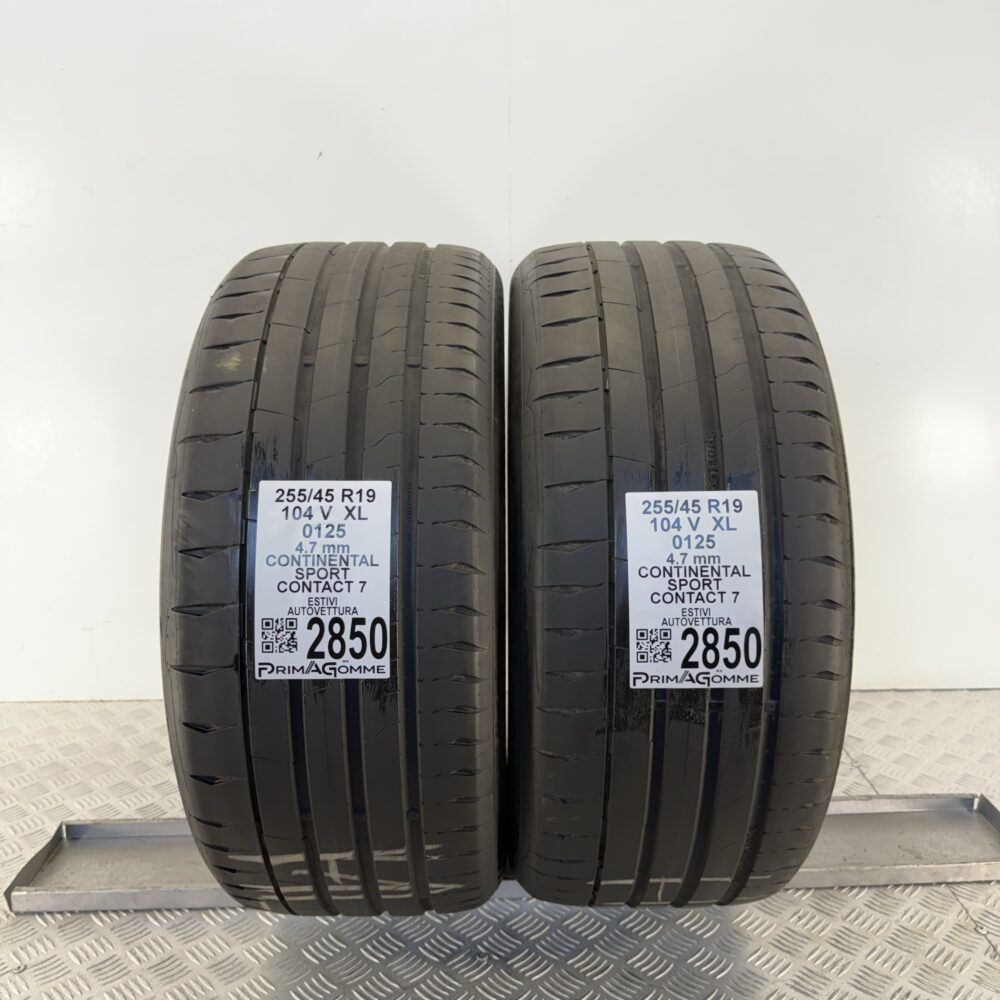 Gomme Usate 255 45 R19 XL 104V Continental Sport Contact 7 Estive