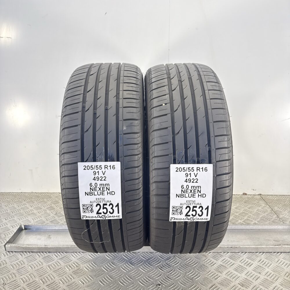 Gomme Usate 205 55 R16 91V Nexen NBLUE HD 86% Estive - immagine 8