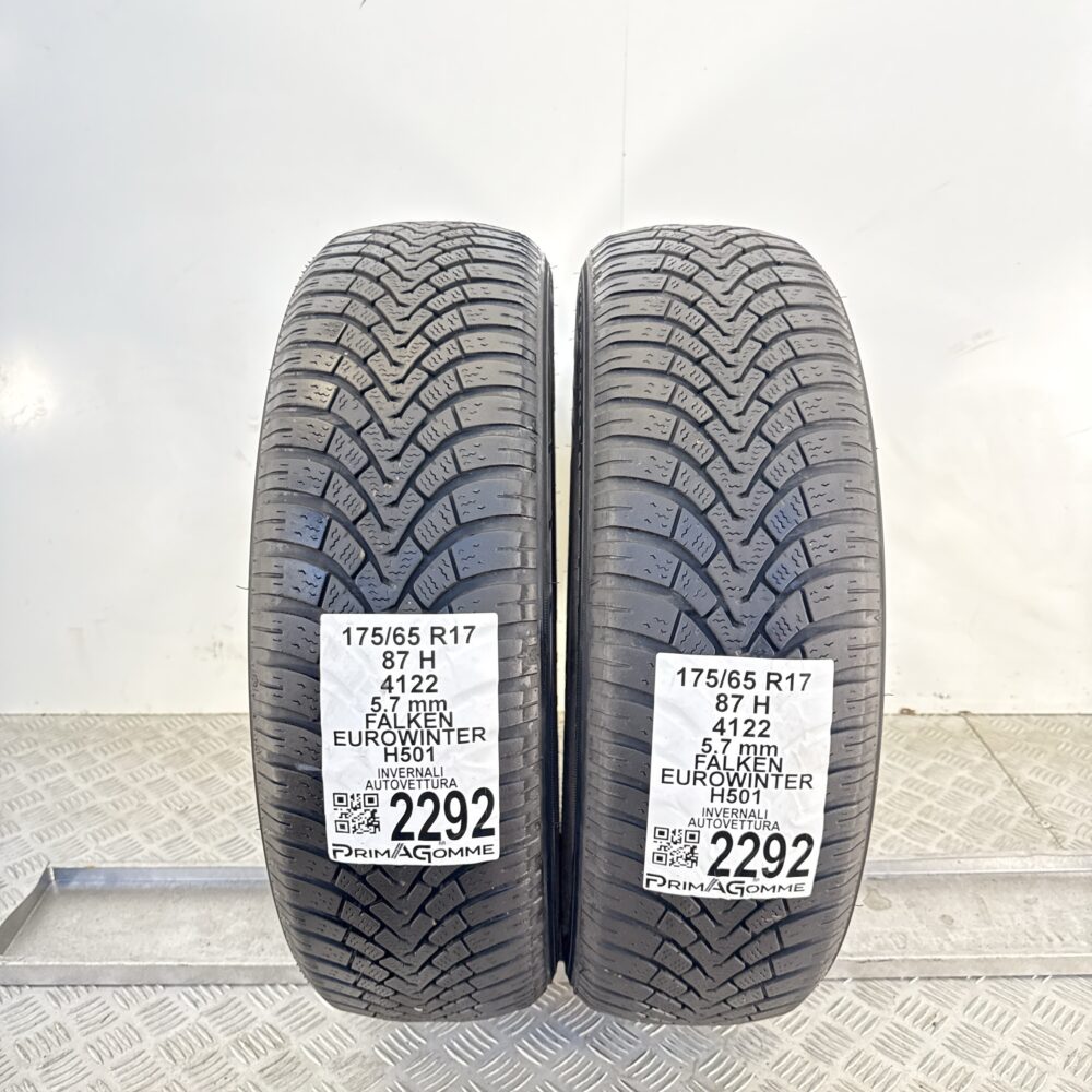 Gomme Usate 175 65 R17 87H Falken Eurowinter H501 81% Invernali