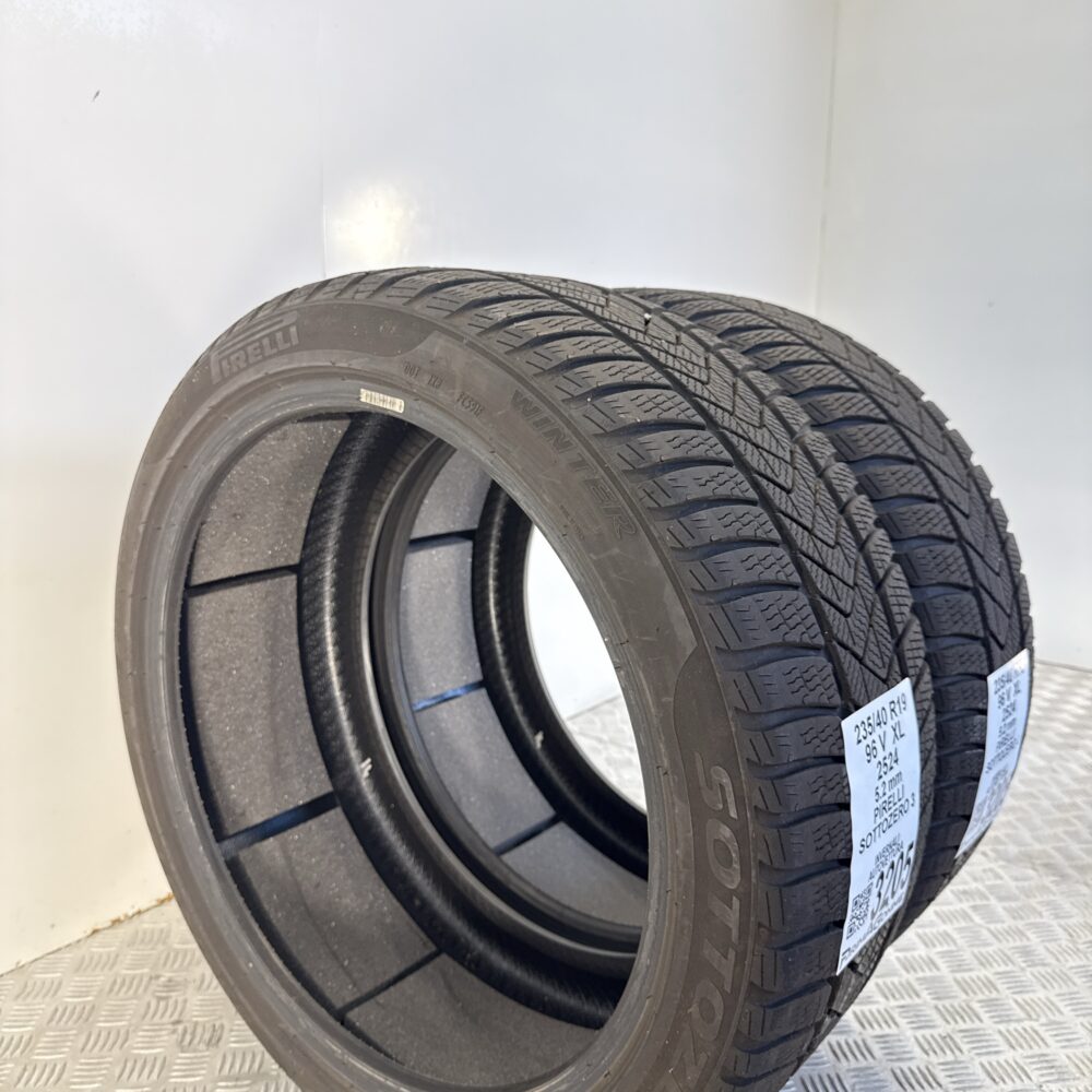 Gomme Usate 235 40 R19 XL 96V PIRELLI SOTTOZERO 3 74% Invernali - immagine 6