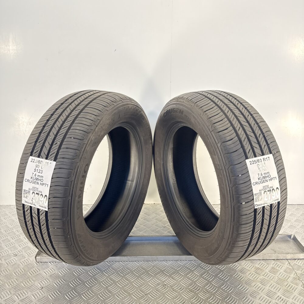 Gomme Usate 225 60 R17 99V Kumho Crugen HP71 100% Estive - immagine 7