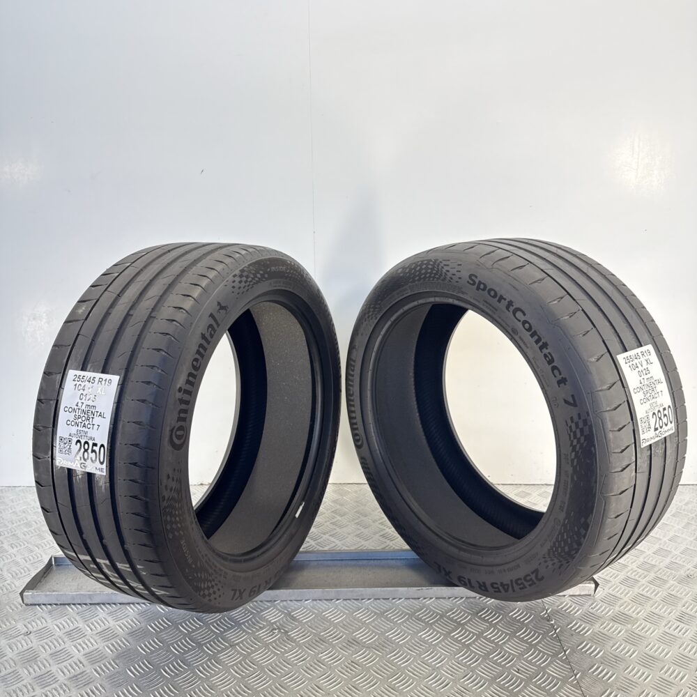 Gomme Usate 255 45 R19 XL 104V Continental Sport Contact 7 Estive - immagine 6