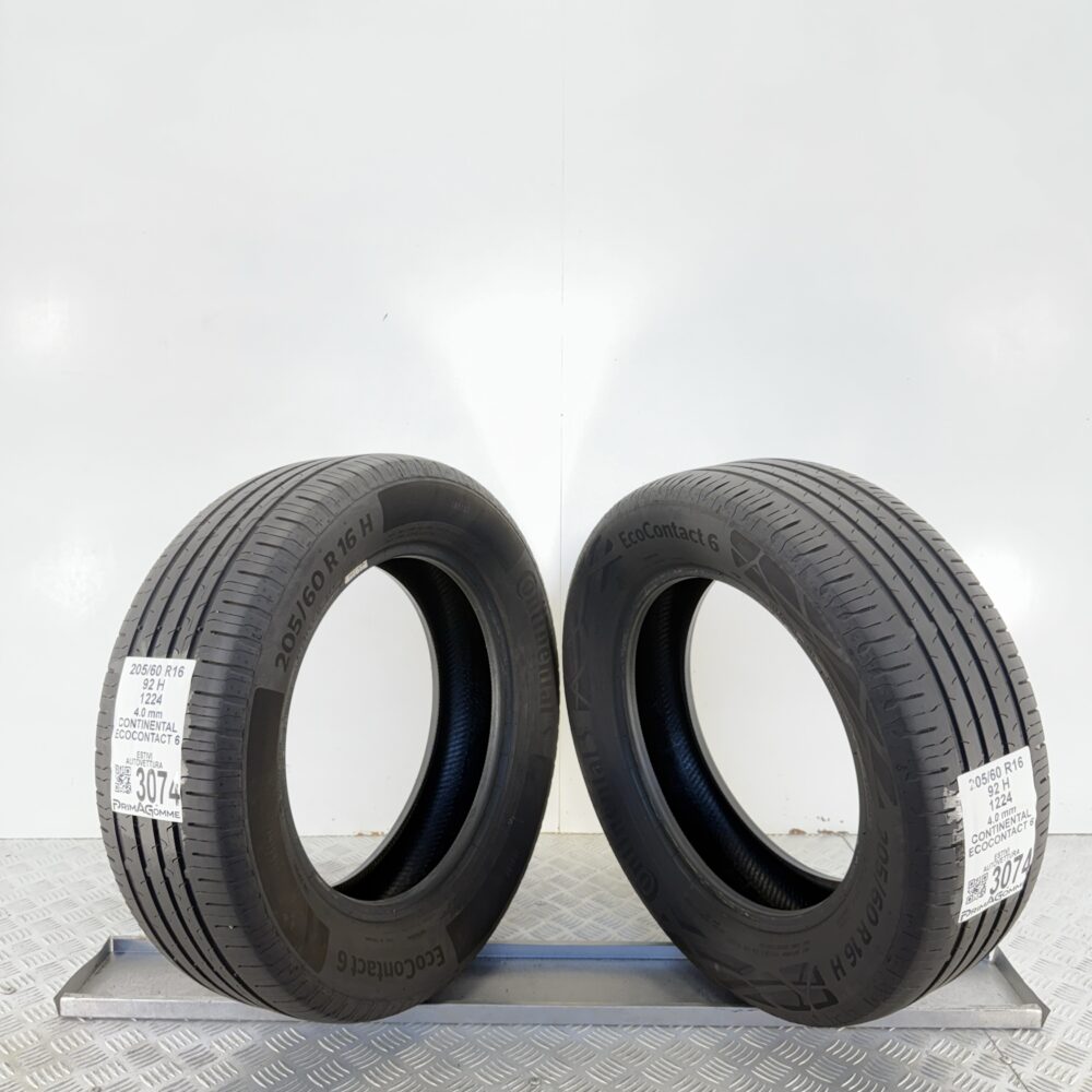 Gomme Usate 205 60 R16 92H Continental EcoContact 6 Estive - immagine 6