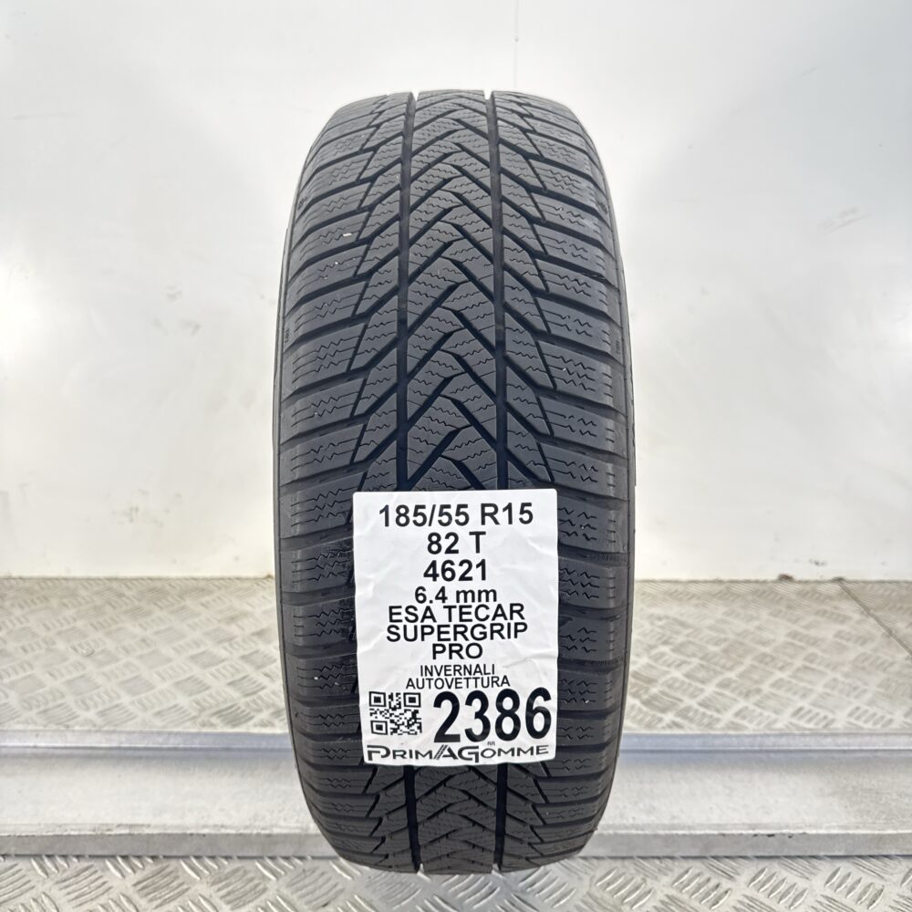 Gomma Usata 185 55 R15 82T Esa Tecar Supergrip Pro 80% Invernale