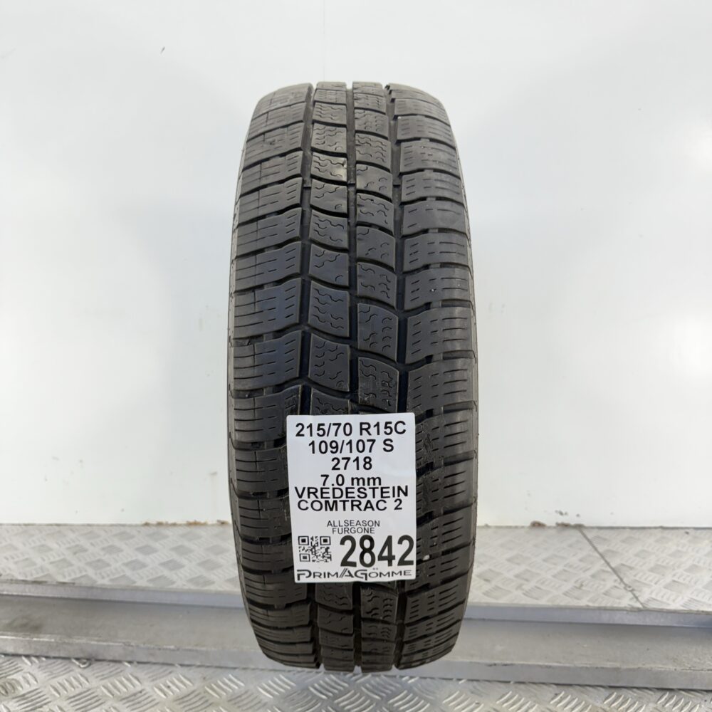 Gomma Usata 215 70 R15C 109/107S Vredestein Comtrac 2 78% 4 Stagioni