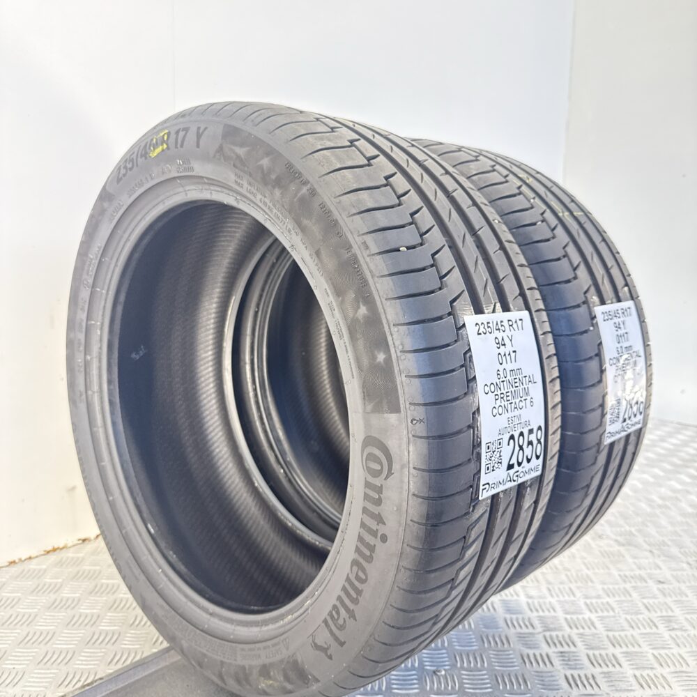 Gomme Usate 235 45 R17 94Y Continental Premium Contact 6 86% Estive - immagine 5