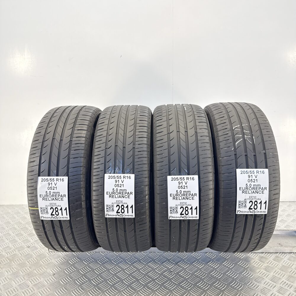Gomme Usate 205 55 R16 91V EUROREPAR RELIANCE 71% Estive