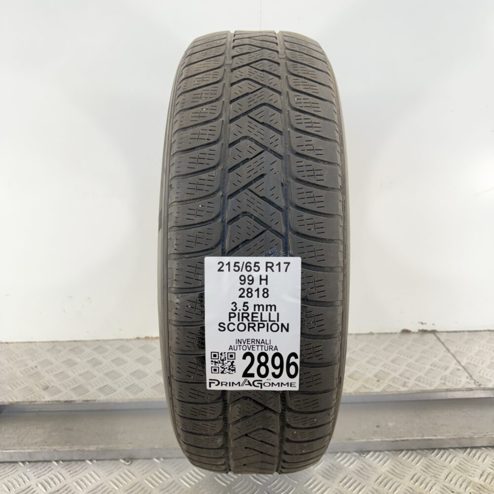 Gomma Usata 215 65 R17 99H Pirelli Scorpion Invernale