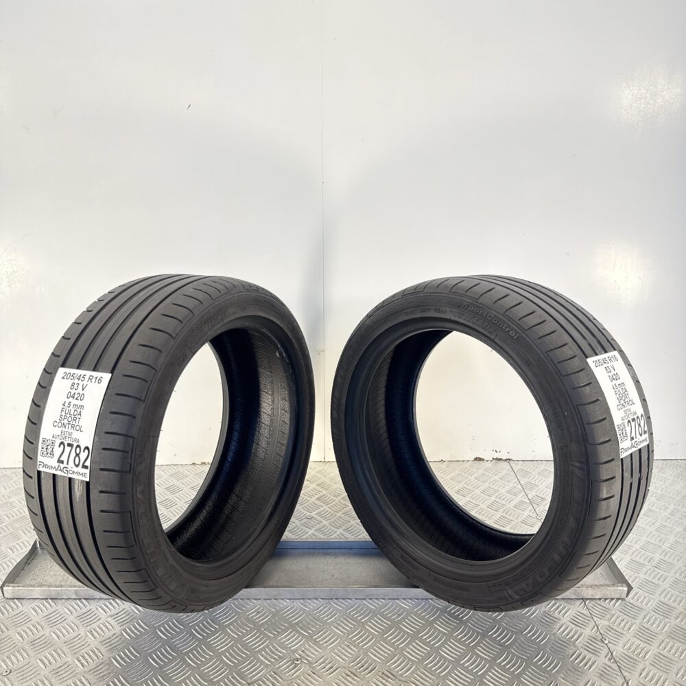Gomme Usate 205 45 R16 83V Fulda Sport Control Estive - immagine 6