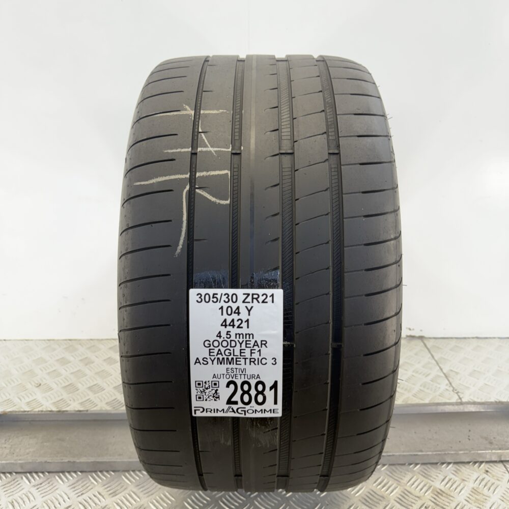 Gomma Usata 305 30 ZR21 104Y Goodyear Eagle F1 Asymmetric 3 Estivo