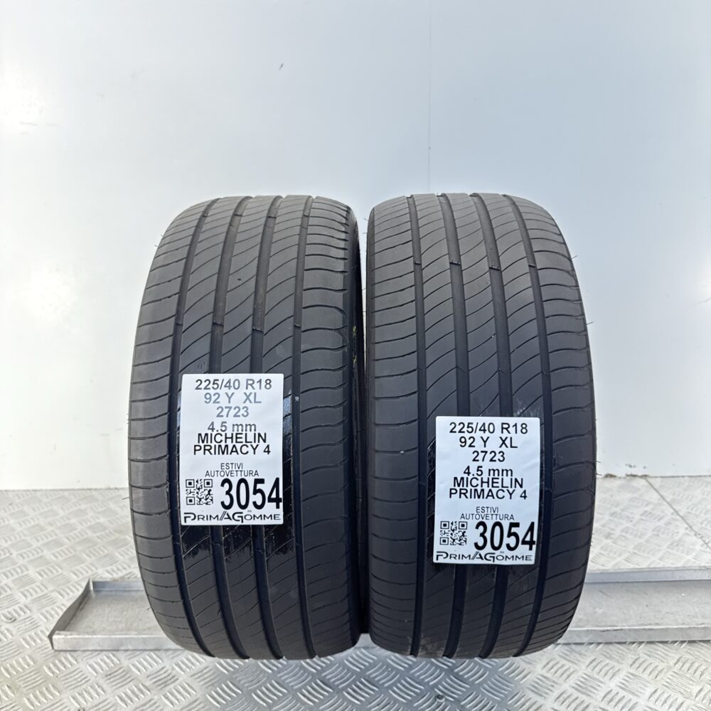 Gomme Usate 225 40 R18 XL 92Y Michelin Primacy 4 Estive - immagine 8