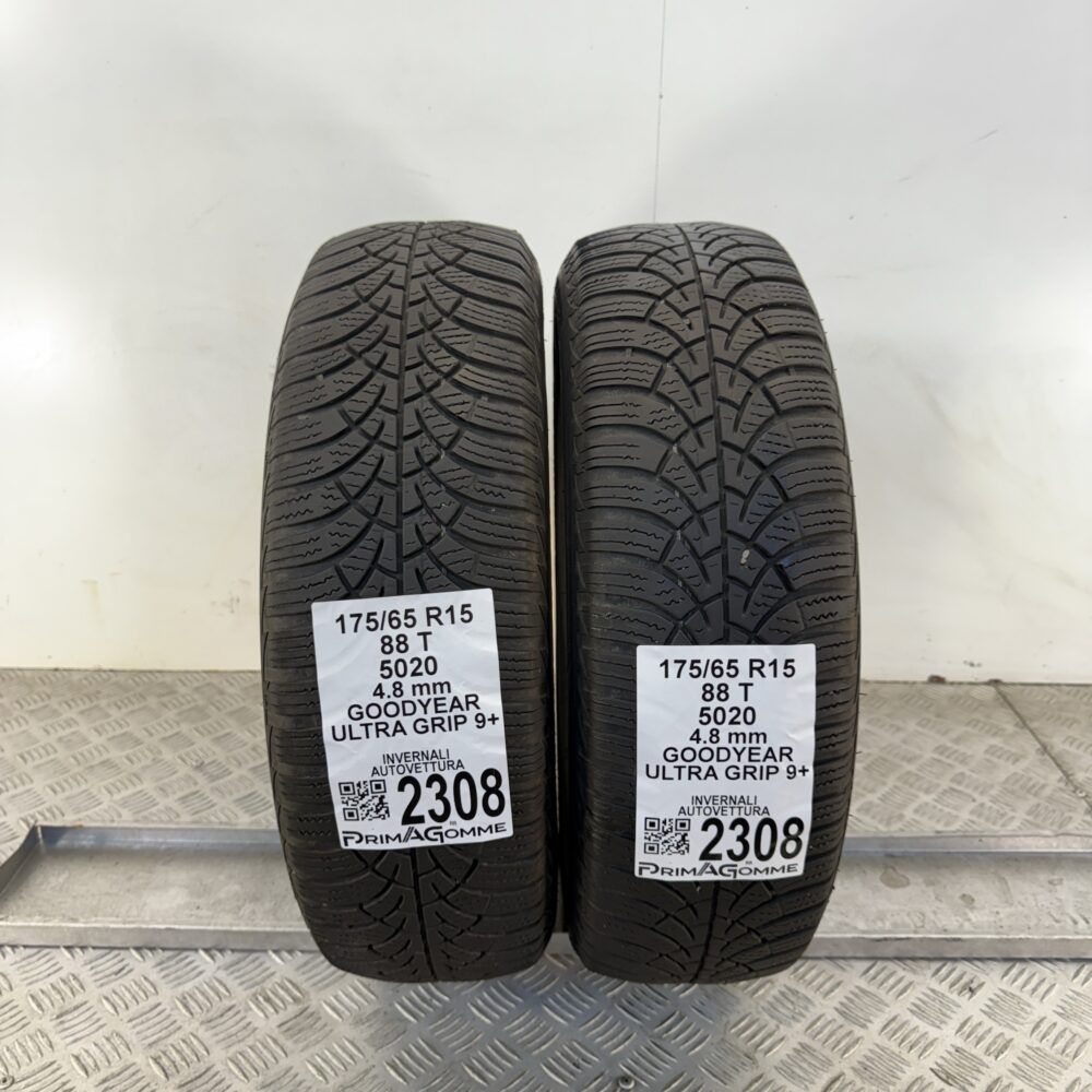Gomme Usate 175 65 R15 88T Goodyear Ultra Grip 9+ Invernali - immagine 8