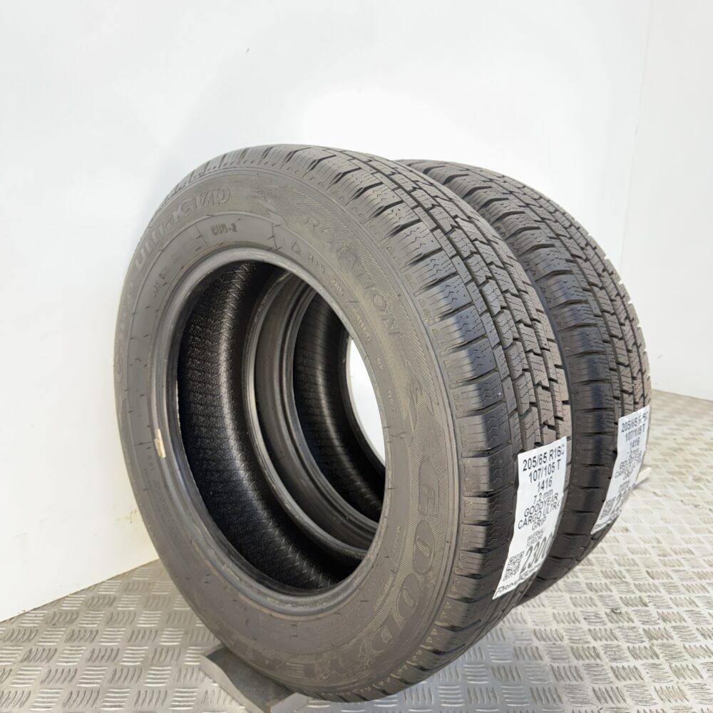 Gomme Usate 205 65 R16C 107/105T Goodyear Cargo Ultra Grip 80% Invernali - immagine 5
