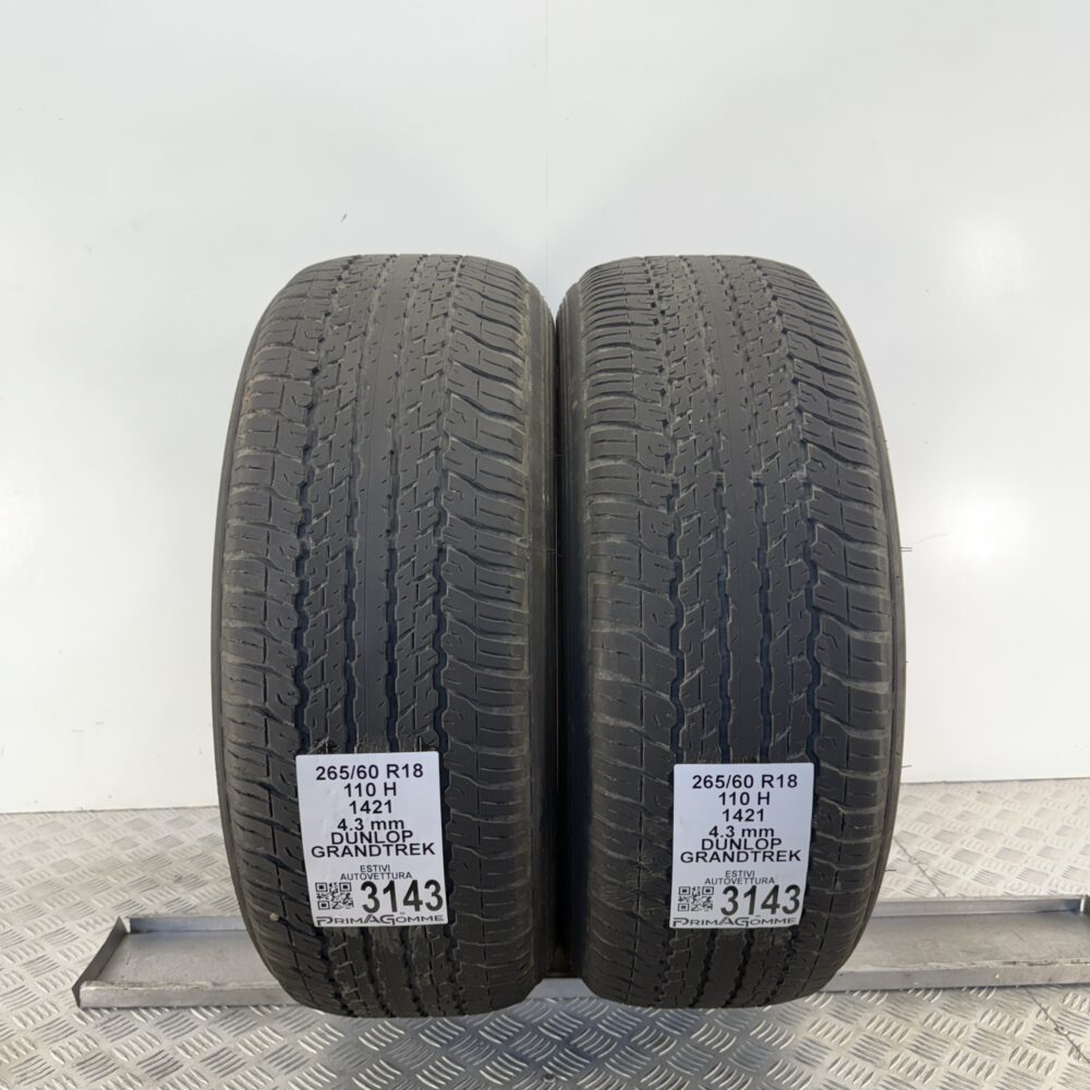 Gomme Usate 265 60 R18 110H DUNLOP GRANDTREK Estive