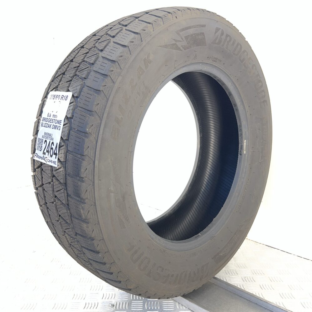 Gomma Usata 265 60 R18 110R Bridgestone Blizzak DMV3 83% Invernale - immagine 5
