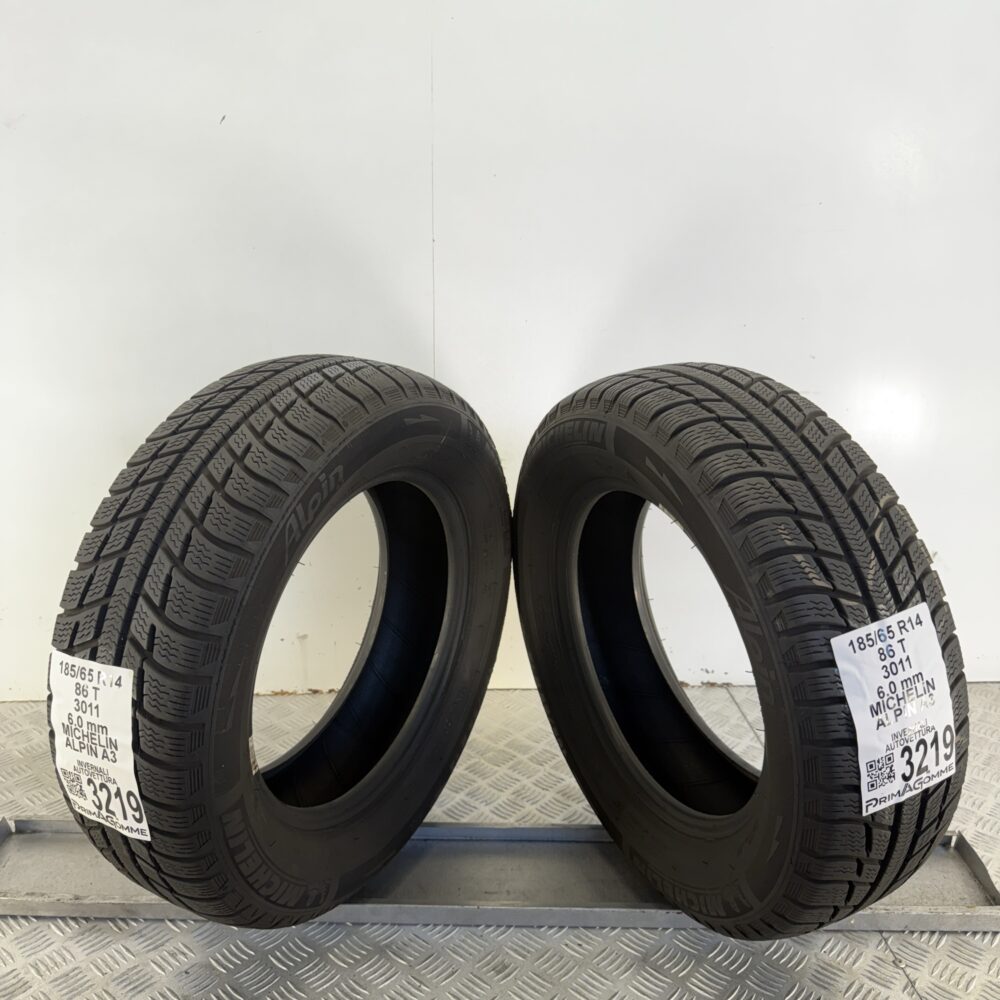 Gomme Usate 185 65 R14 86T Michelin Alpin A3 86% Invernali - immagine 6