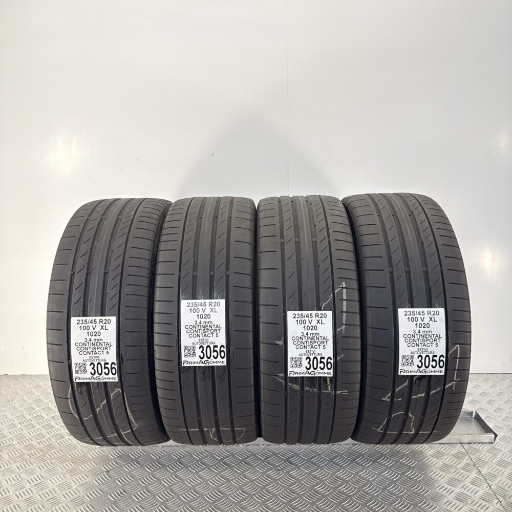 Gomme Usate 235 45 R20 XL 100V Continental ContiSport Contact 5 Estive