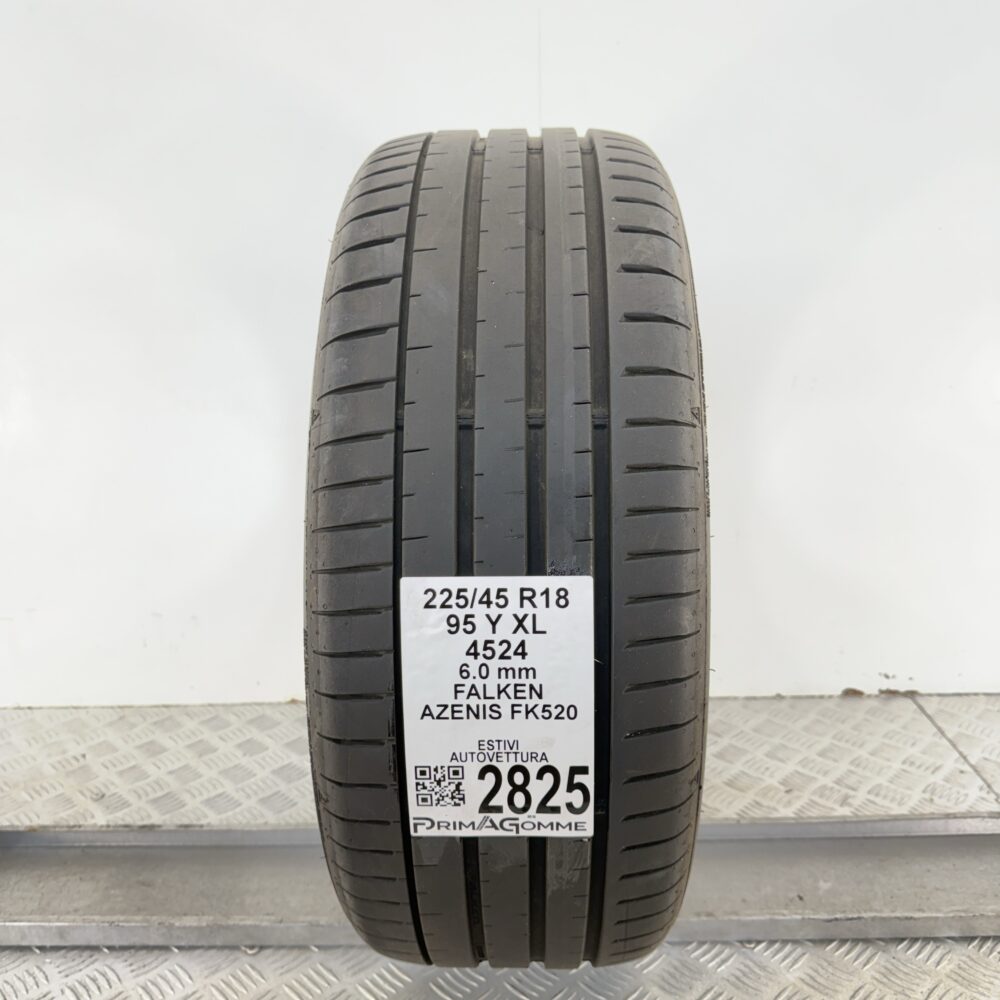 Gomma Usata 225 45 R18 XL 95Y Falken Azenis FK520 Estivo