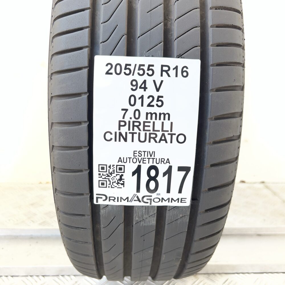 Pneumatico Usato 205 55 R16 94V PIRELLI Cinturato 100% Estivo - immagine 3