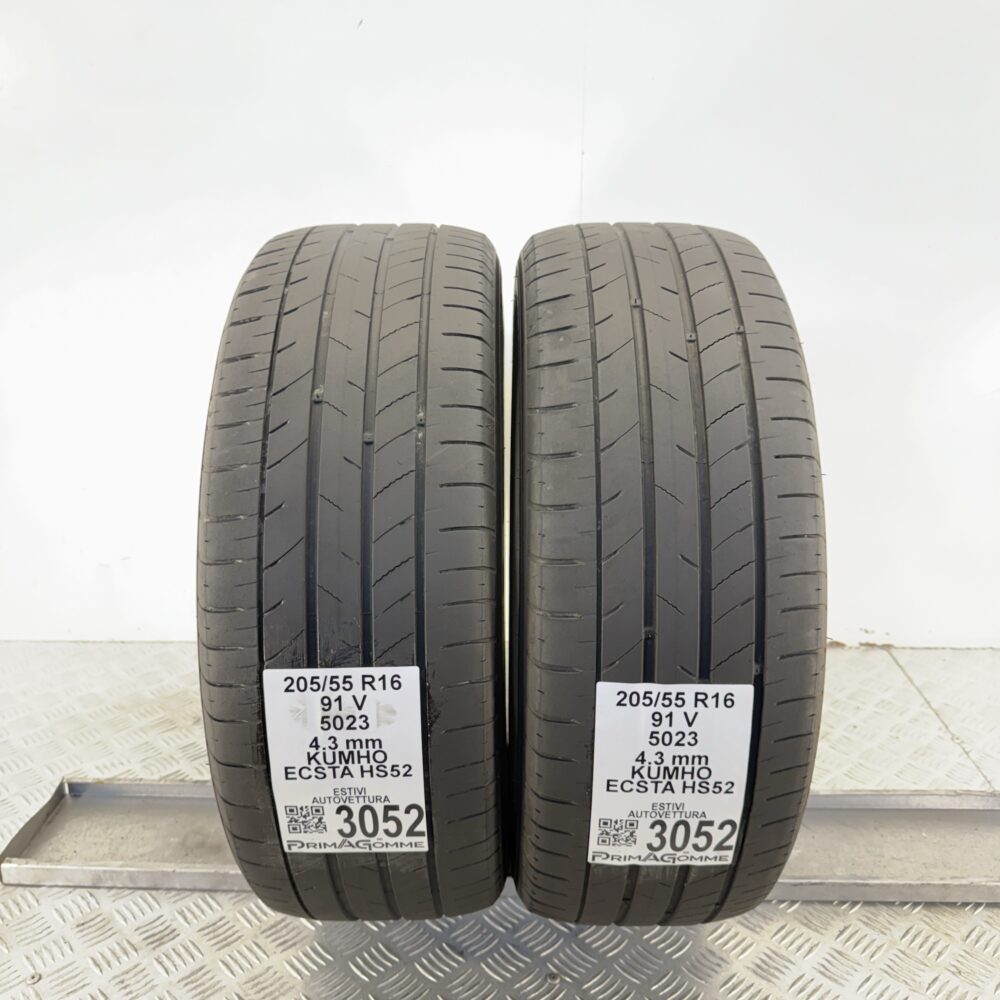 Gomme Usate 205 55 R16 91V Kumho Ecsta HS52 Estive