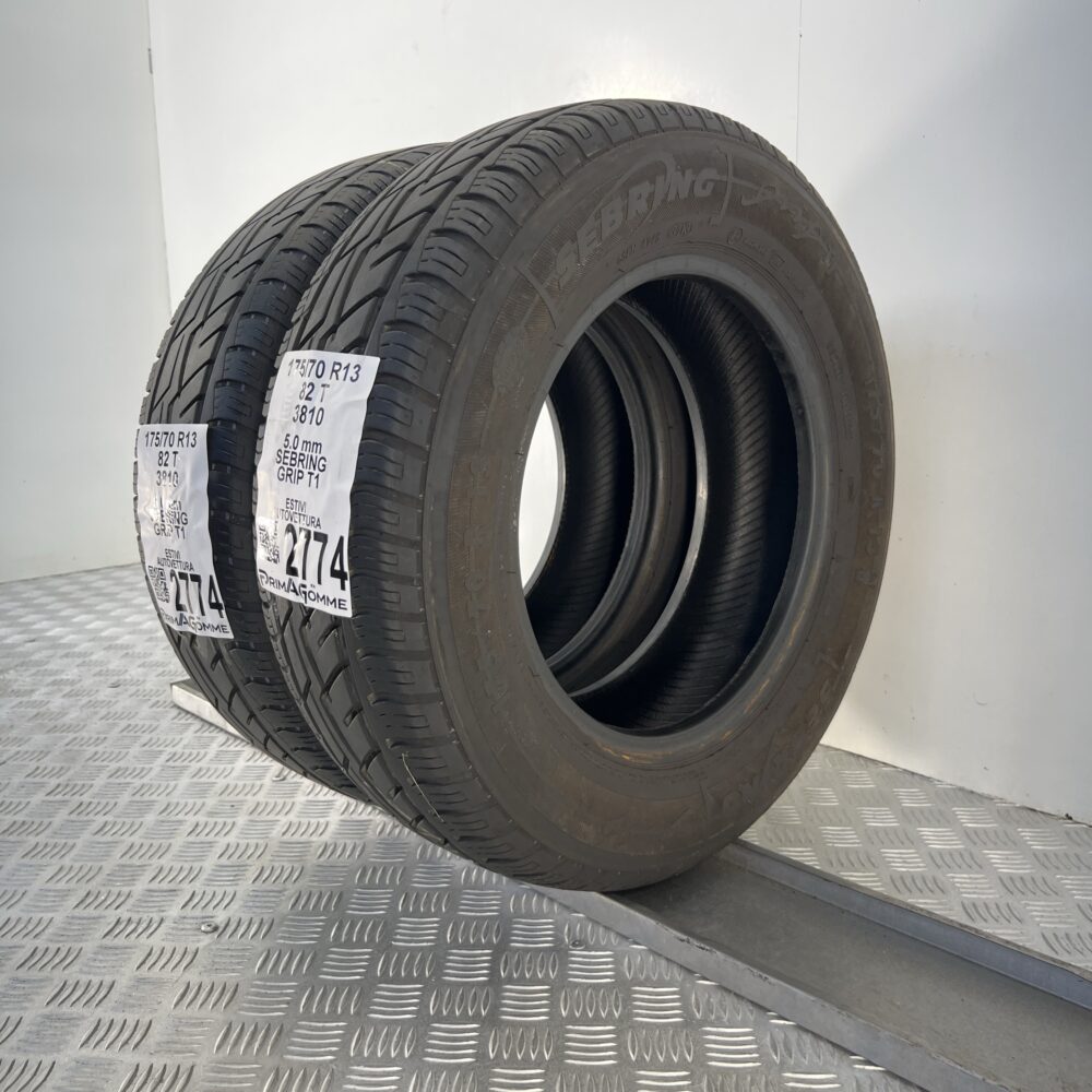 Gomme Usate 175 70 R13 82T Sebring Grip T1 71% Estive - immagine 5