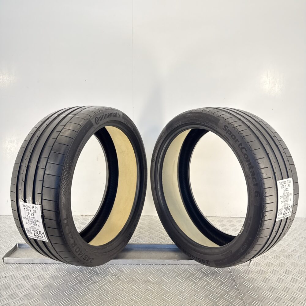 Gomme Usate 245 40 R21 XL 100Y Continental Sport Contact 6 79% Estive - immagine 12