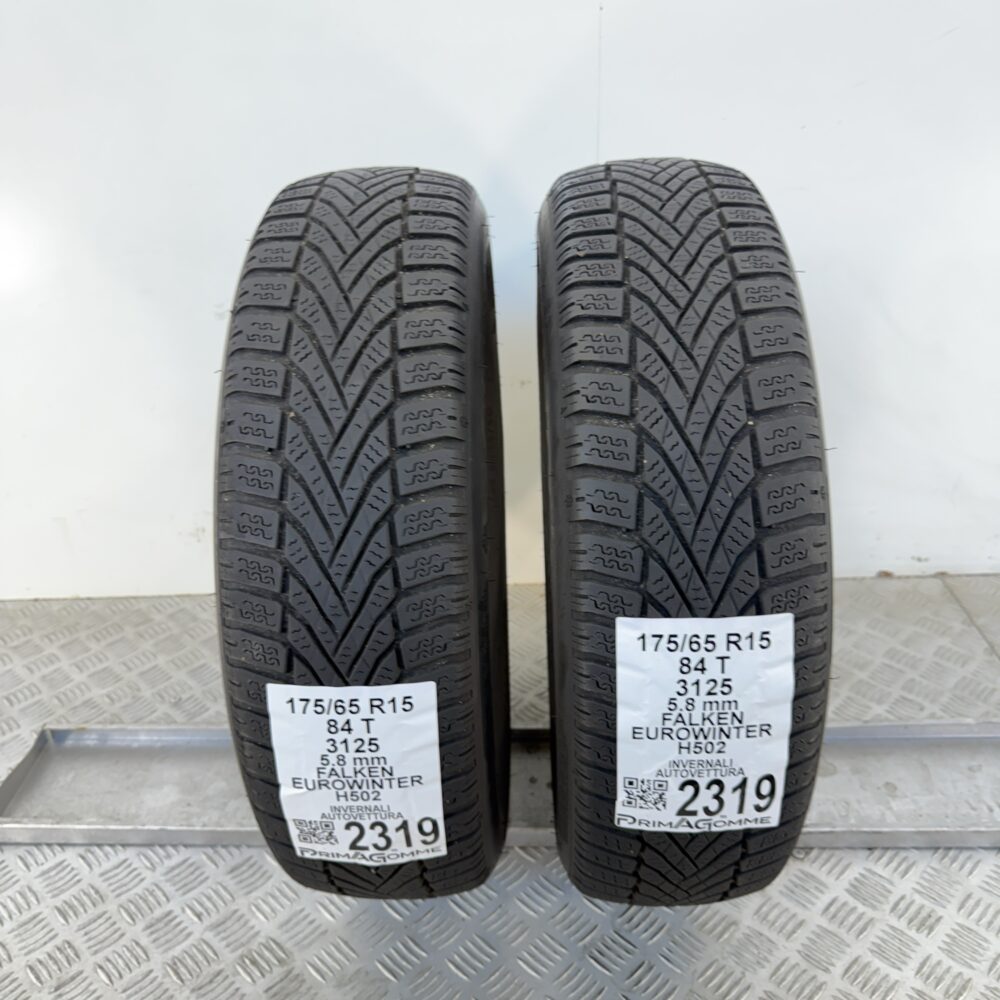 Gomme Usate 175 65 R15 84T Falken Eurowinter H502 83% Invernali - immagine 8