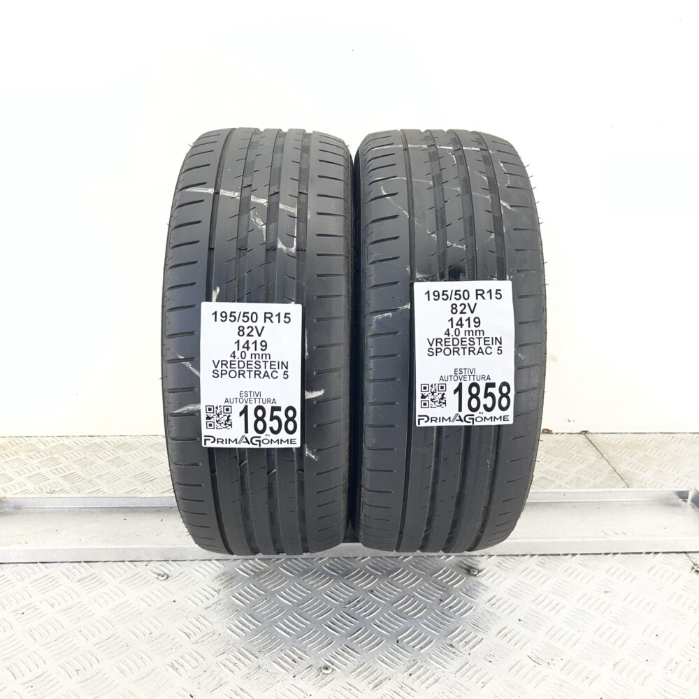 Pneumatici Usati 195 50 R15 82V VREDESTEIN Sportrac 5 Estive