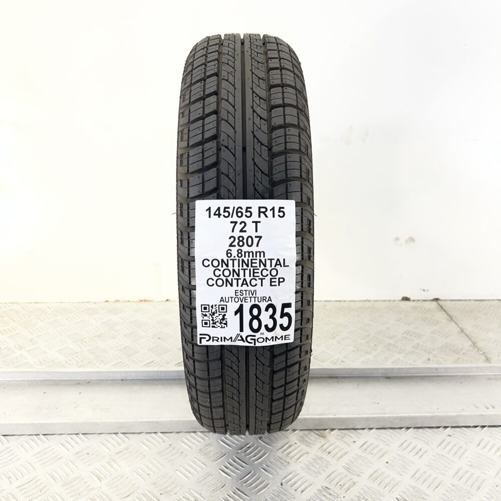 Pneumatico Usato 145 65 R15 72T CONTINENTAL ContiEcoContact EP 97% Estivo - immagine 4